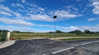 Accès au lot 21 d'un site d'implantation